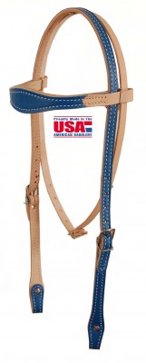 Ostrich Print Bridle Head Stall